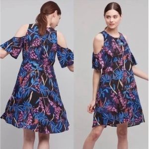 Maeve Anthropologie Ella Cold Shoulder Dress